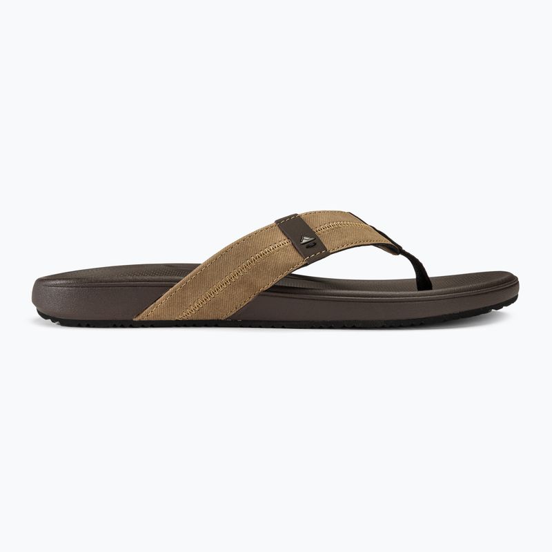Vyriškos šlepetės per pirštą REEF Cushion Phantom 2.0 brown/tan 2