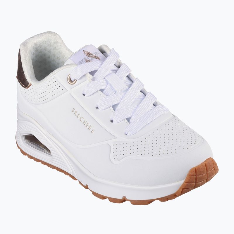 Vaikiški batai SKECHERS Uno Gen1 Shimmer Away white 8