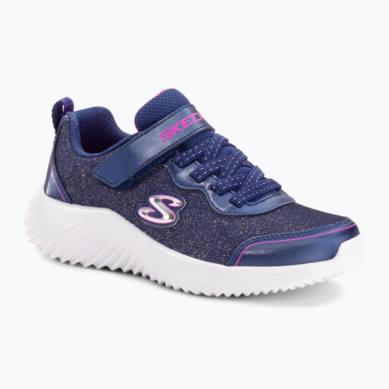 SKECHERS Bounder Girly Groove vaikiški treniruočių bateliai navy