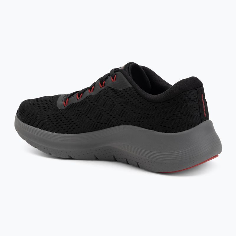 Vyriški batai SKECHERS Arch Fit 2.0 juoda/raudona 3