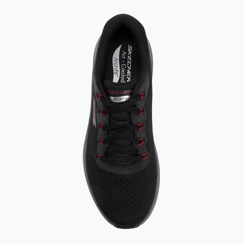 Vyriški batai SKECHERS Arch Fit 2.0 juoda/raudona 5