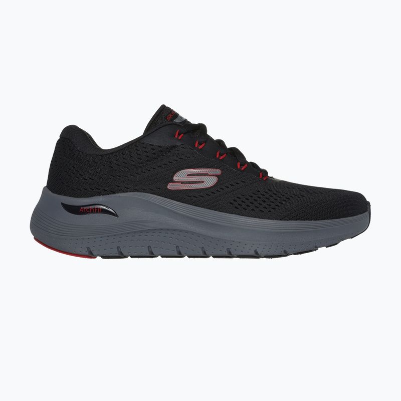 Vyriški batai SKECHERS Arch Fit 2.0 juoda/raudona 9
