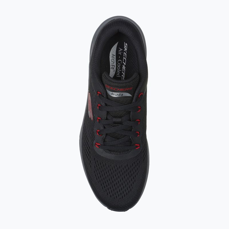 Vyriški batai SKECHERS Arch Fit 2.0 juoda/raudona 11
