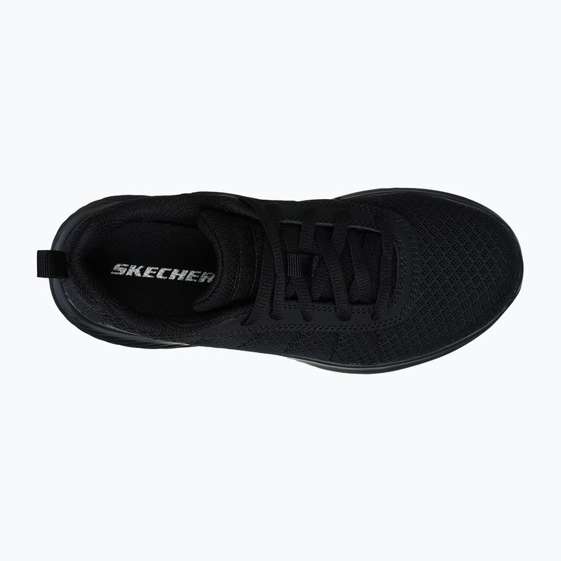 SKECHERS Bounder Karonik vaikiški treniruočių bateliai juodi 15