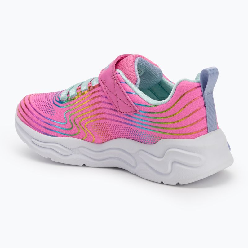 SKECHERS vaikiški batai S-Lights Wavy Beams pink/multi 2
