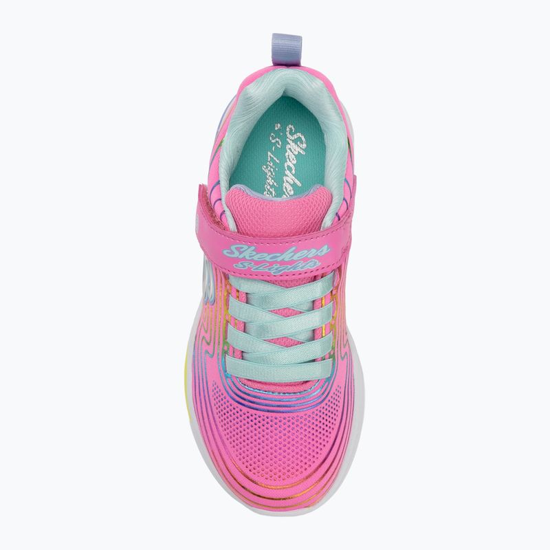 SKECHERS vaikiški batai S-Lights Wavy Beams pink/multi 5