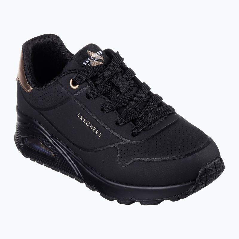Vaikiški batai SKECHERS Uno Gen1 Shimmer Away black 8