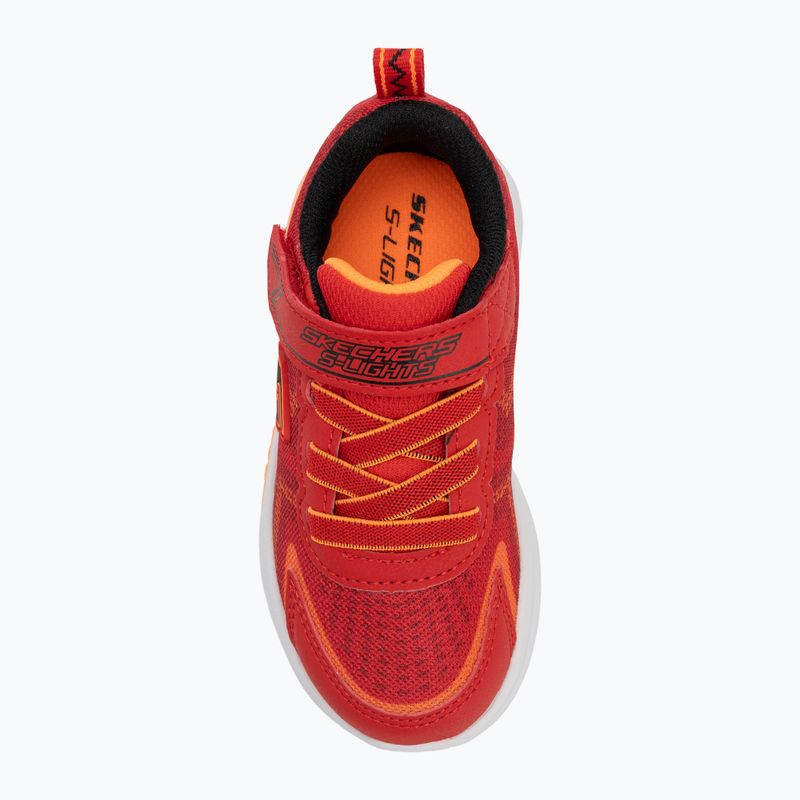 SKECHERS S-Lights vaikiški batai Tri-Namics red/orange 5