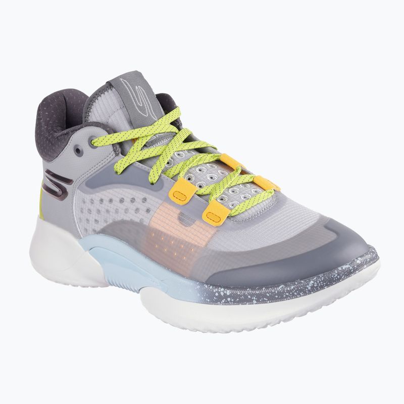 Vyriški krepšinio batai SKECHERS SKX Resagrip gray/yellow 8