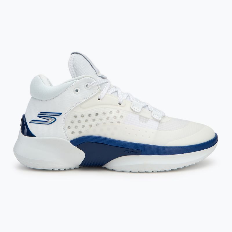 Vyriški krepšinio batai SKECHERS SKX Resagrip white/blue 2