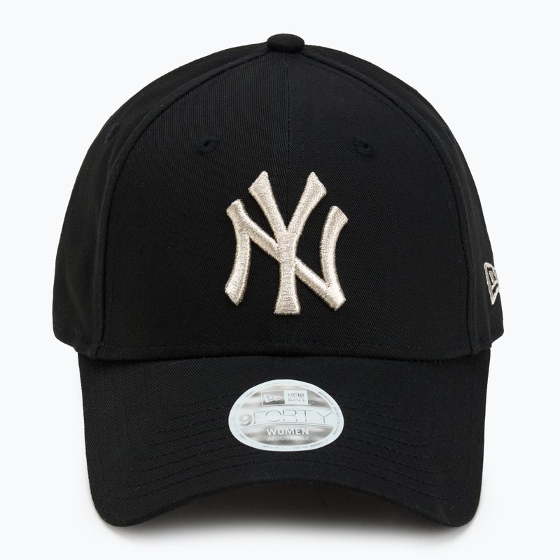 Kepuraitė su snapeliu New Era Metallic Logo 9Forty New York Yankees black 2