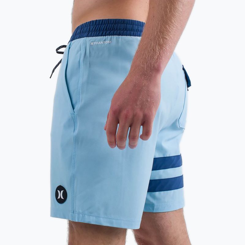 Vyriški "Hurley Phantom Eco Block Party Volley" 17" blue dream maudymosi šortai 6
