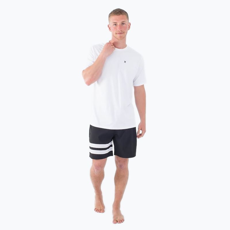 Vyriški marškinėliai Hurley Everyday Hybrid Upf white 3 2