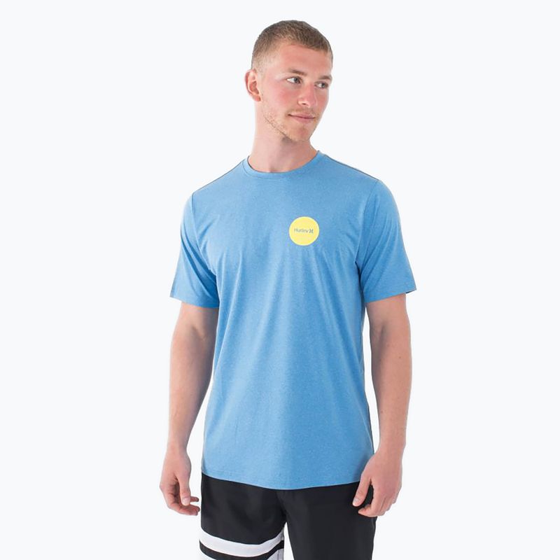 Vyriški marškinėliai Hurley Everyday Hybrid Upf kingdom blue heather