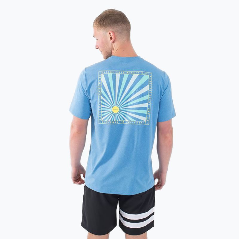 Vyriški marškinėliai Hurley Everyday Hybrid Upf kingdom blue heather 4