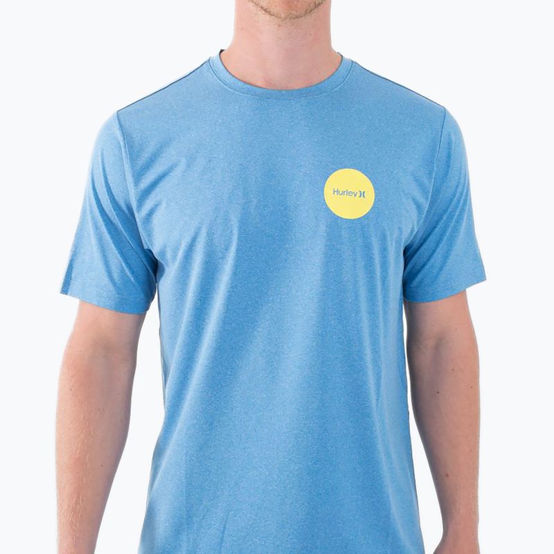 Vyriški marškinėliai Hurley Everyday Hybrid Upf kingdom blue heather 5