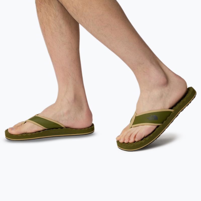 Vyriškos The North Face Base Camp Flip-Flop II forest olive/forest olive šlepetės 7