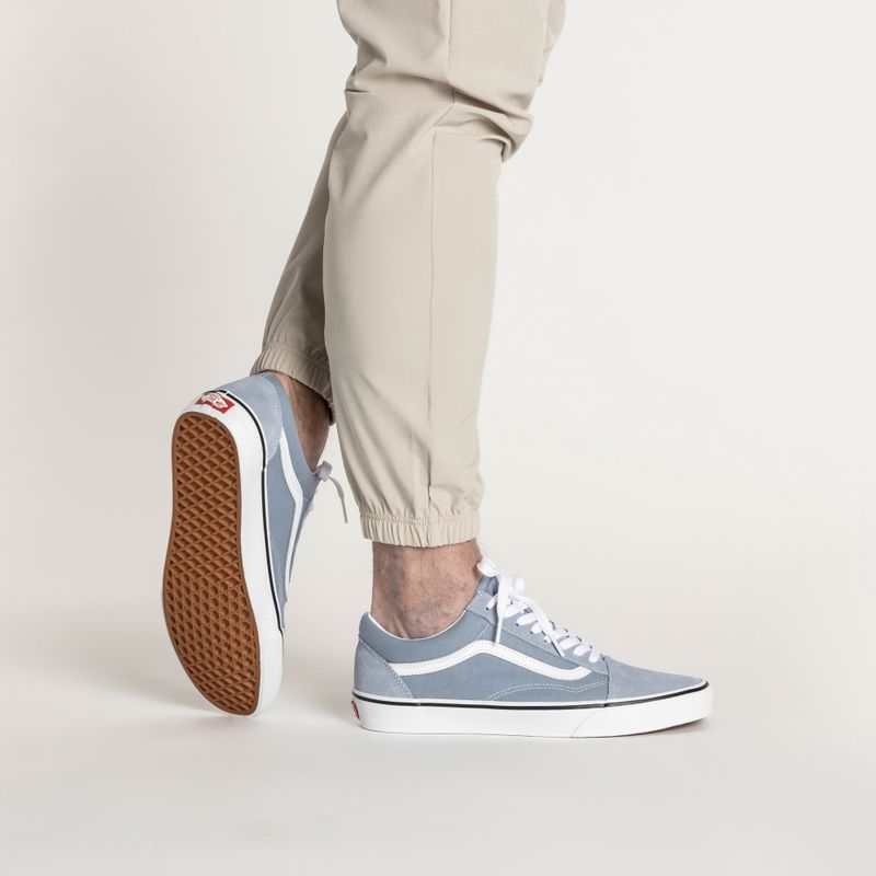 Batai Vans Old Skool dusty blue 2