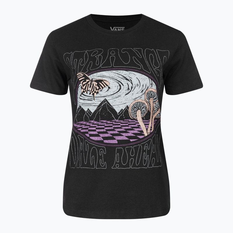 Moteriški marškinėliai Vans Dazed Strange Crew black