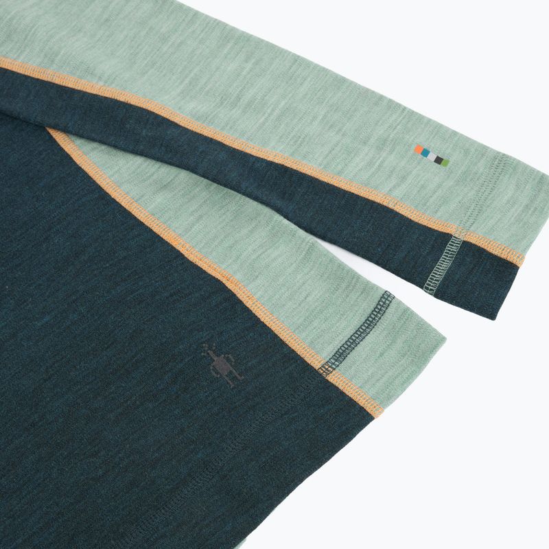 Moteriškas termoaktyvus džemperis Smartwool Classic Thermal Merino Base Layer 1/2 Zip Hoodie Boxed twilight/arctic green 4