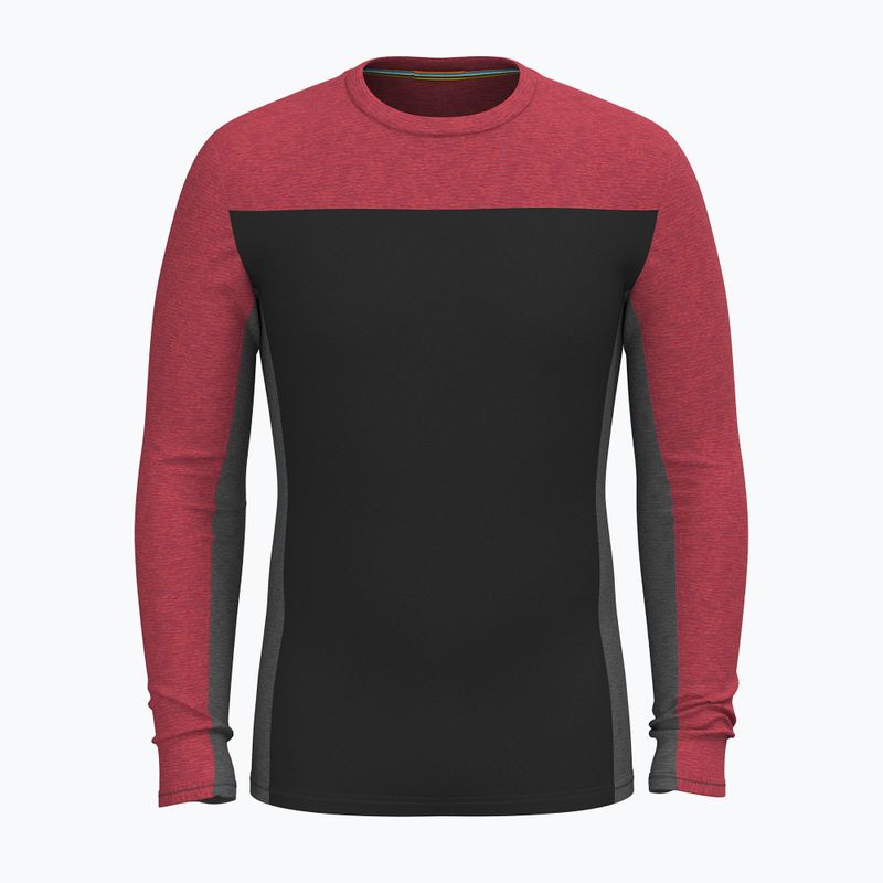 Vyriški termoaktyvūs marškinėliai ilgomis rankovėmis Smartwool Classic Thermal Merino Base Layer Colorblock Crew black 3