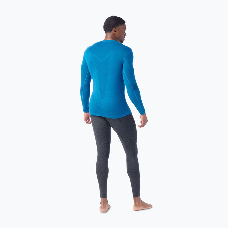 Vyriškas termoaktyvus džemperis Smartwool Intraknit Thermal Merino Base Layer Crew nival blue/navy 2