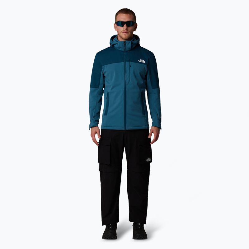 Vyriška softshell striukė The North Face Diablo Softshell Detachable Hood midnight petrol/mallard 2