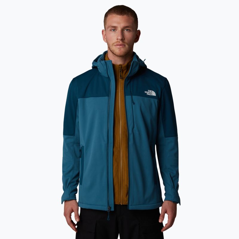 Vyriška softshell striukė The North Face Diablo Softshell Detachable Hood midnight petrol/mallard 4