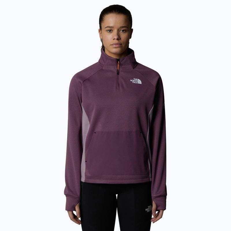 Moteriškas džemperis The North Face Mountain Athletics Fleece 1/4 Zip midnight mauve/ purple chalk