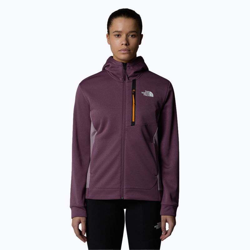 Moteriškas džemperis The North Face Mountain Athletics FZ Fleece midnight mauve/ purple chalk