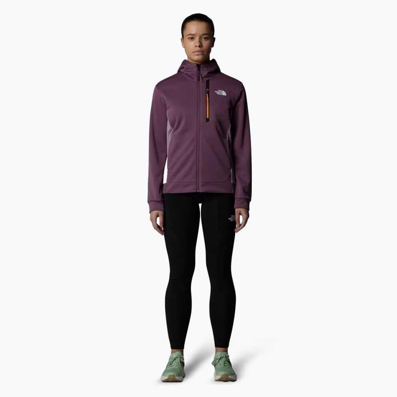 Moteriškas džemperis The North Face Mountain Athletics FZ Fleece midnight mauve/ purple chalk 2