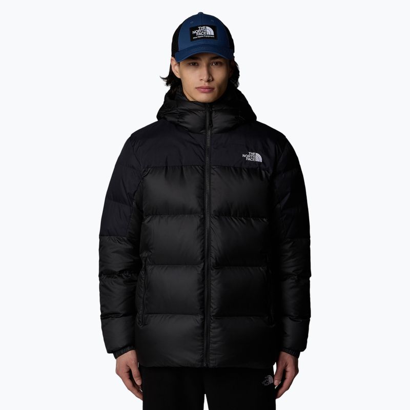 Vyriška pūsta striukė The North Face Diablo Down 2.0 Hoodie black heather/blk