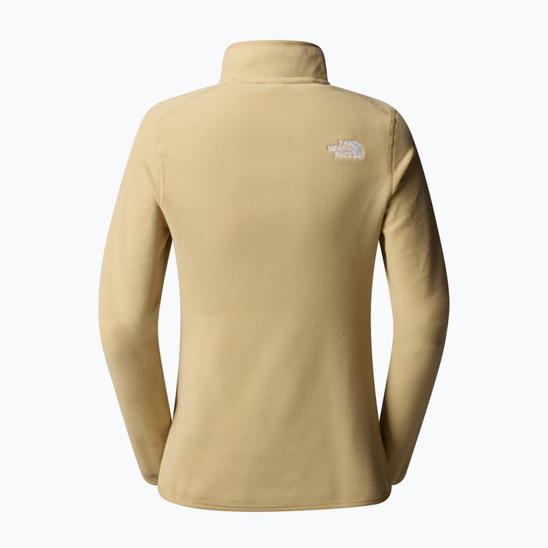 Moteriškas džemperis The North Face 100 Glacier 1/4 Zip khaki stone 2