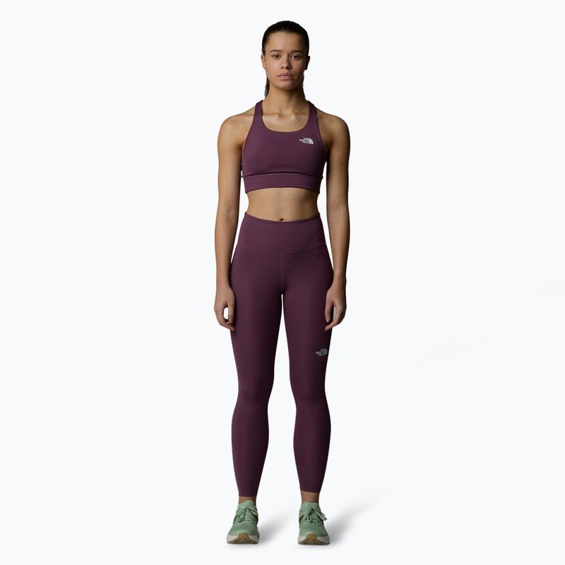 Moteriškos bėgimo tamprės The North Face Flex 25In Tight midnight mauve 2