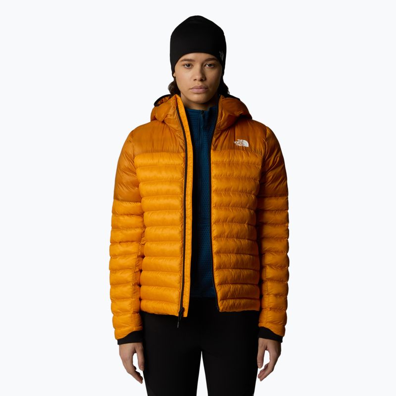 Moteriška pūkinė striukė The North Face Terra Peak Hoodie apricot glazūra / iron citrus 4