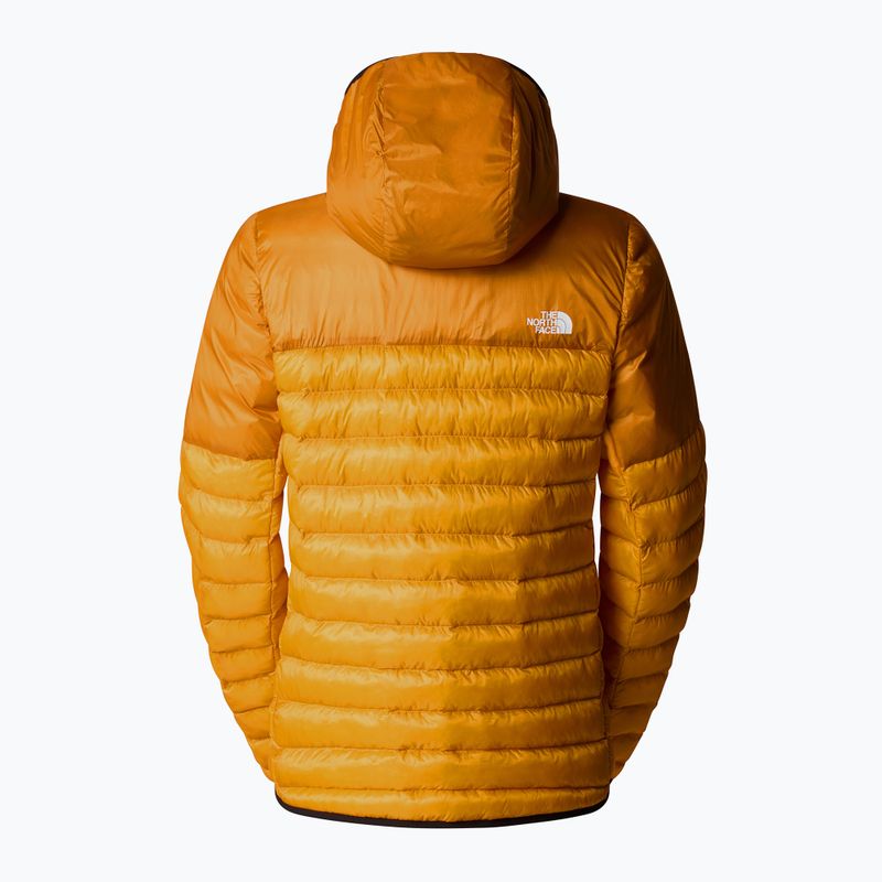 Moteriška pūkinė striukė The North Face Terra Peak Hoodie apricot glazūra / iron citrus 6