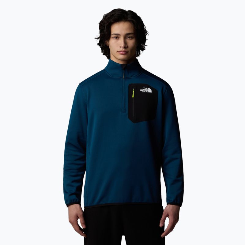 Vyriškas džemperis The North Face Crest 1/4 Zip midnight petrol/ black