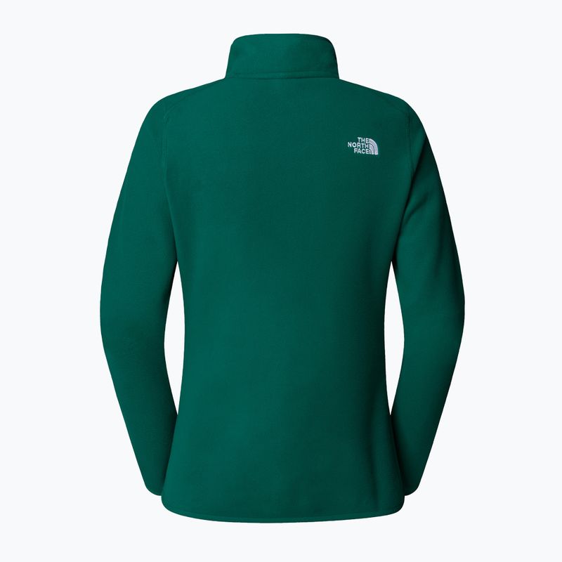 Moteriškas džemperis The North Face 100 Glacier 1/4 Zip evergreen 2