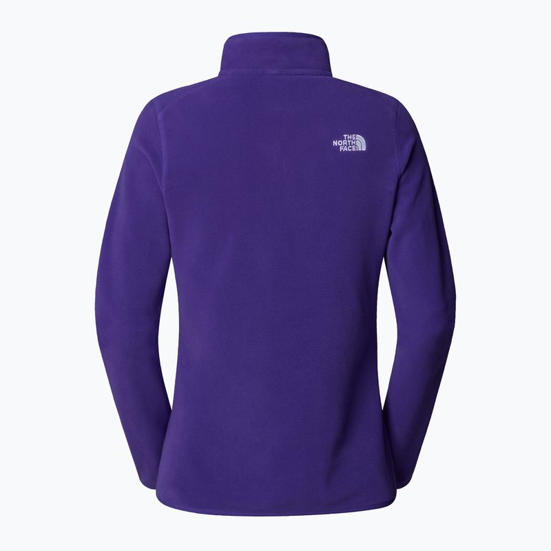 Moteriškas džemperis The North Face 100 Glacier 1/4 Zip peak purple 2