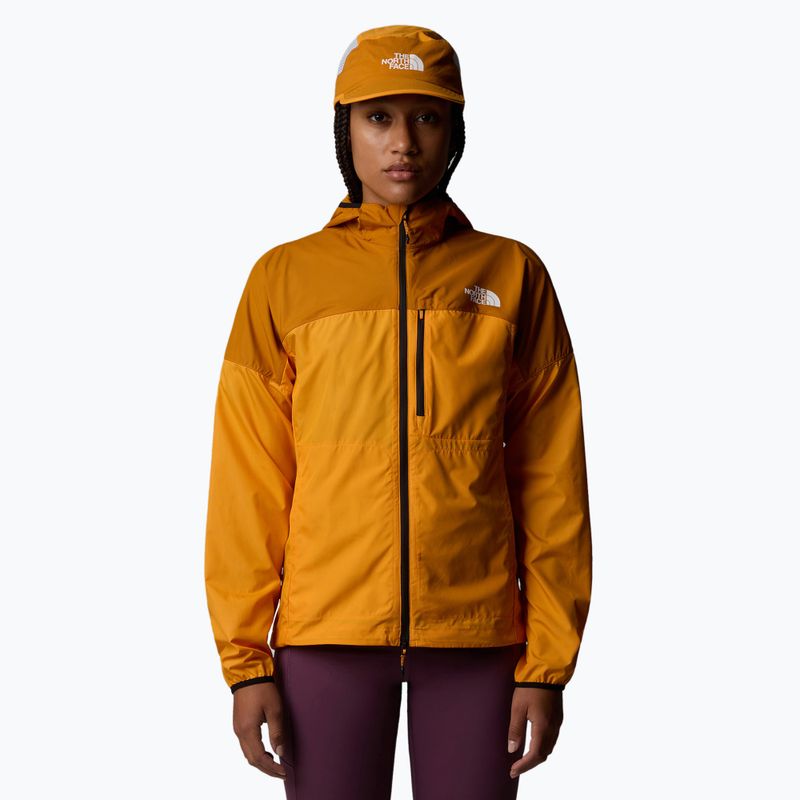 Moteriška bėgimo striukė The North Face Higher Run Wind apricot glaze/iron citrus