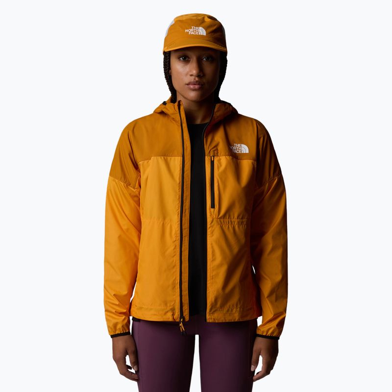 Moteriška bėgimo striukė The North Face Higher Run Wind apricot glaze/iron citrus 4