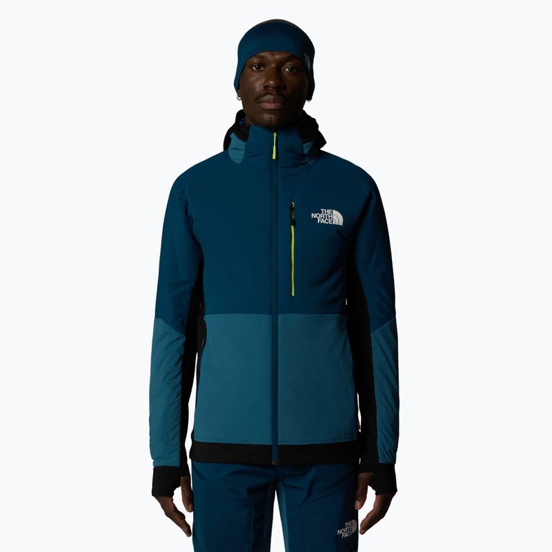 Vyriška hibridinė striukė The North Face Binntal Hybrid Ventrix Hoodie mallard blue/midnight