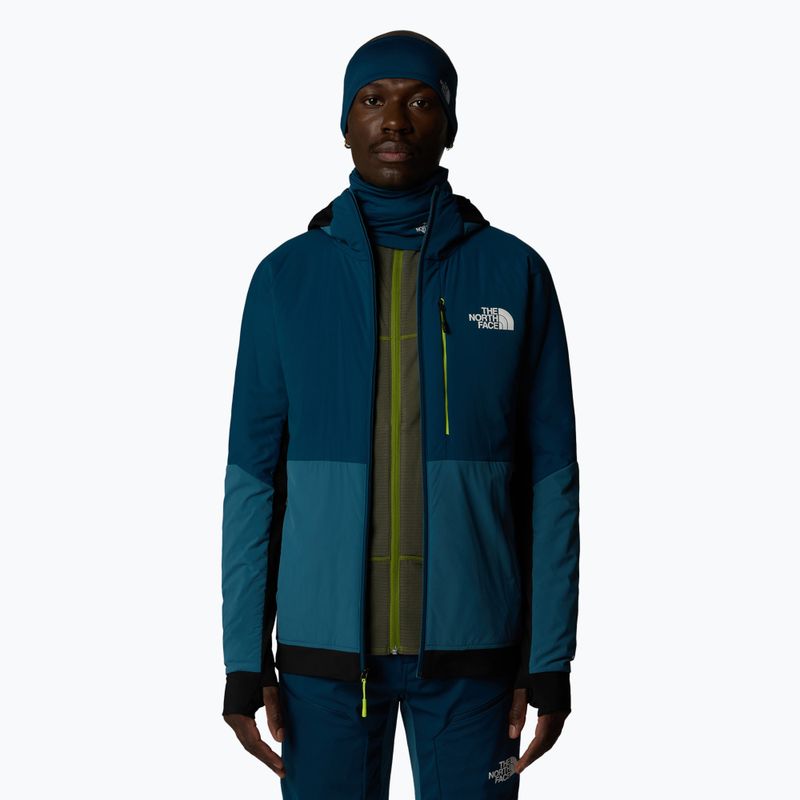 Vyriška hibridinė striukė The North Face Binntal Hybrid Ventrix Hoodie mallard blue/midnight 4
