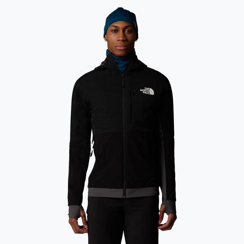 Vyriška hibridinė striukė The North Face Binntal Hybrid Ventrix Hoodie black/black/ant