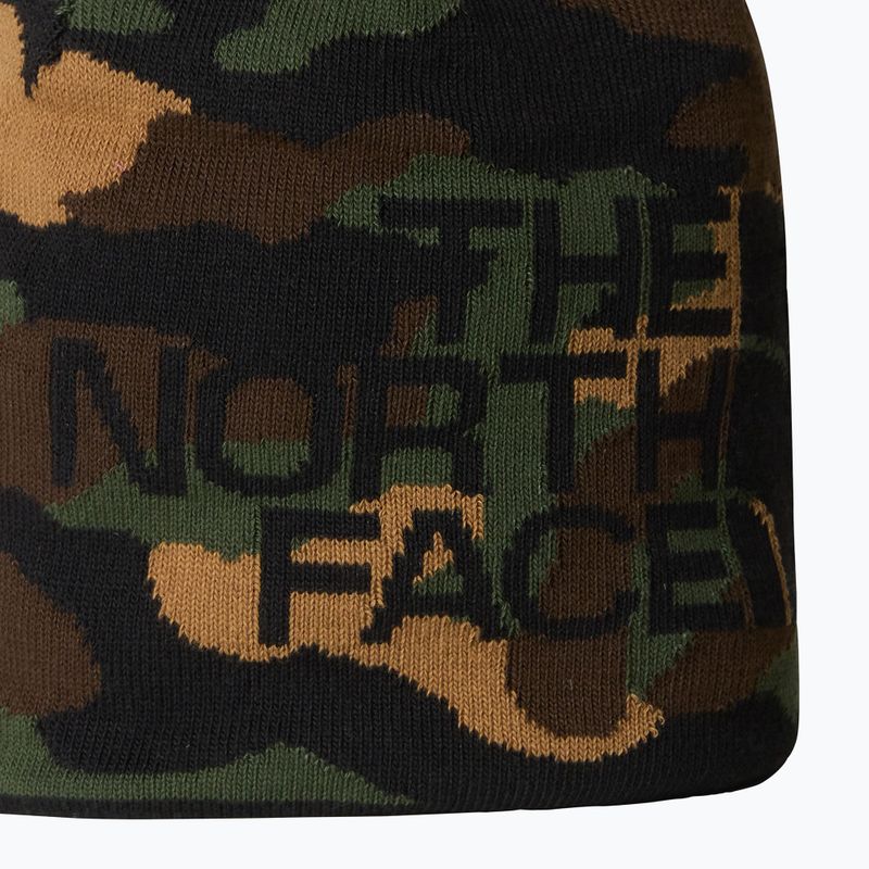 Vyriška žieminė kepurė The North Face Reversible Highline black camo print 3