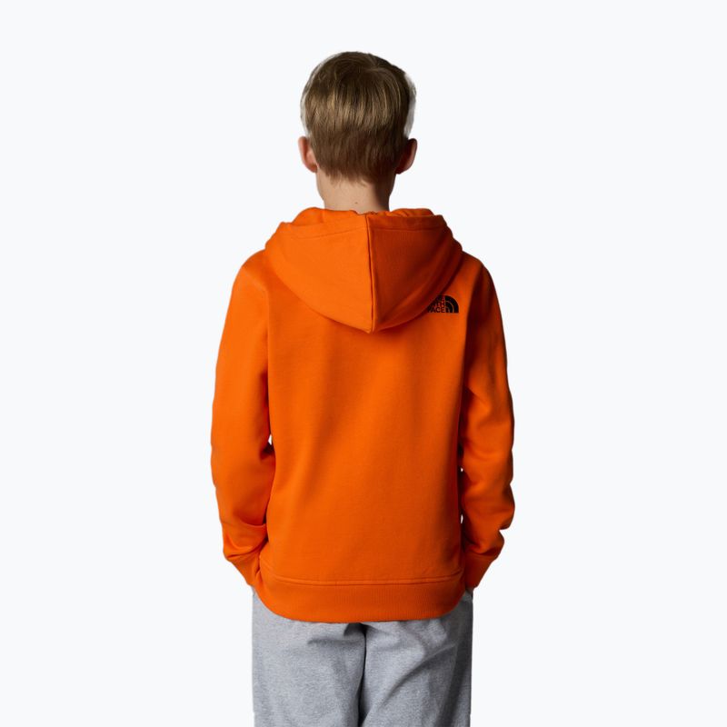 Vaikiškas džemperis The North Face Drew Peak P/O Hoodie orange 3