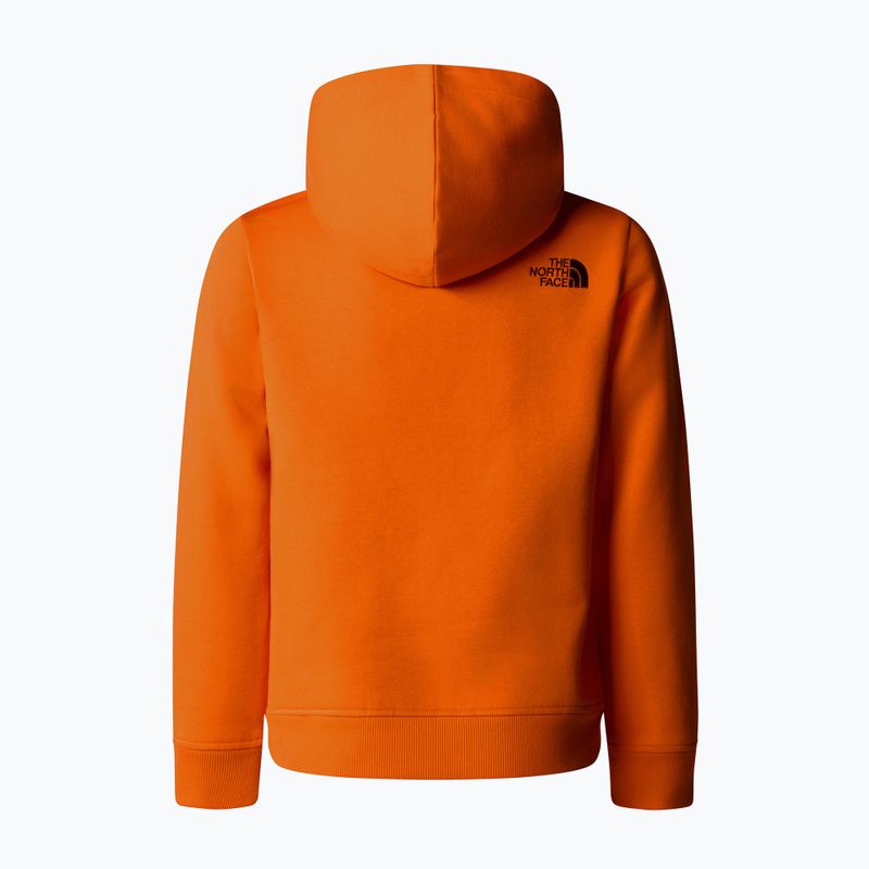 Vaikiškas džemperis The North Face Drew Peak P/O Hoodie orange 5