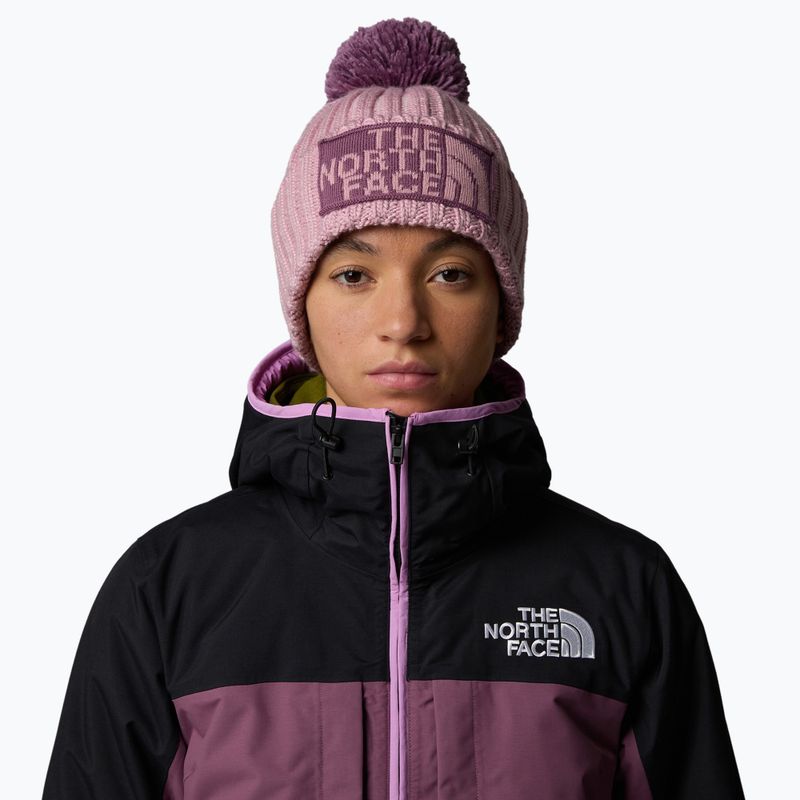 Vyriška žieminė kepurė The North Face Heritage Ski Tuke mauve/midnight mauve 4