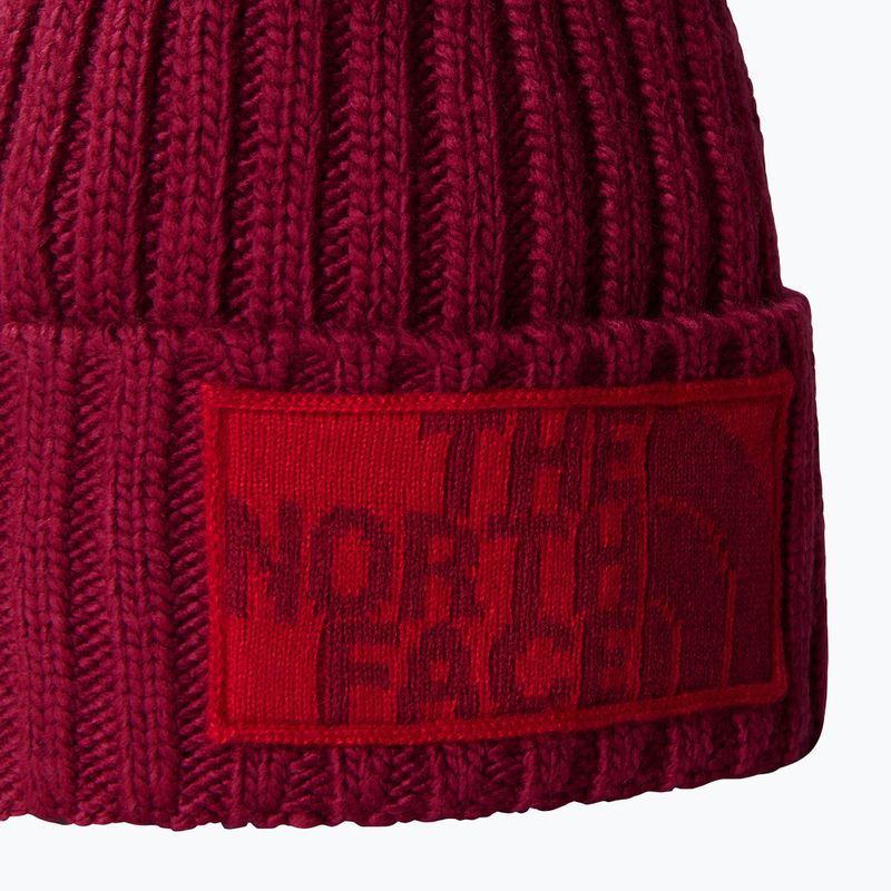 Vyriška žieminė kepurė The North Face Heritage Ski Tuke beetroot/red 2