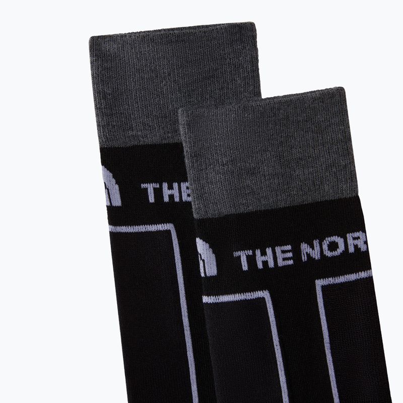 Vyriškos slidinėjimo kojinės The North Face Resort Ski black/monument grey 2